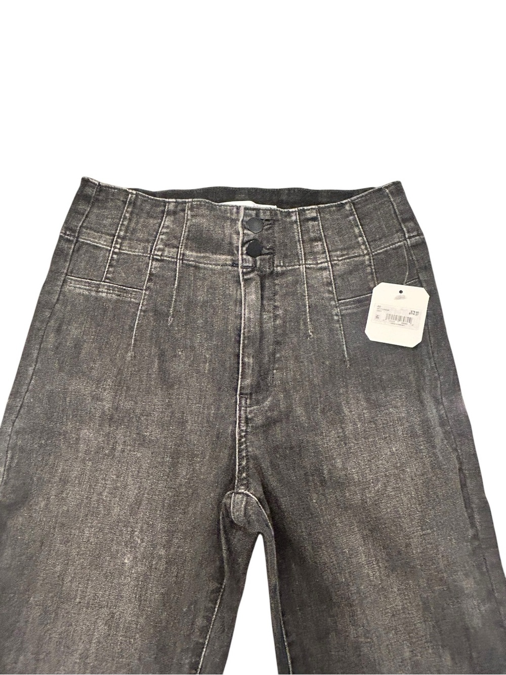 Altar’d State High-Waist Flared Women’s Jeans Charcoal Gray NWT 27 Stretch - Picture 3 of 11